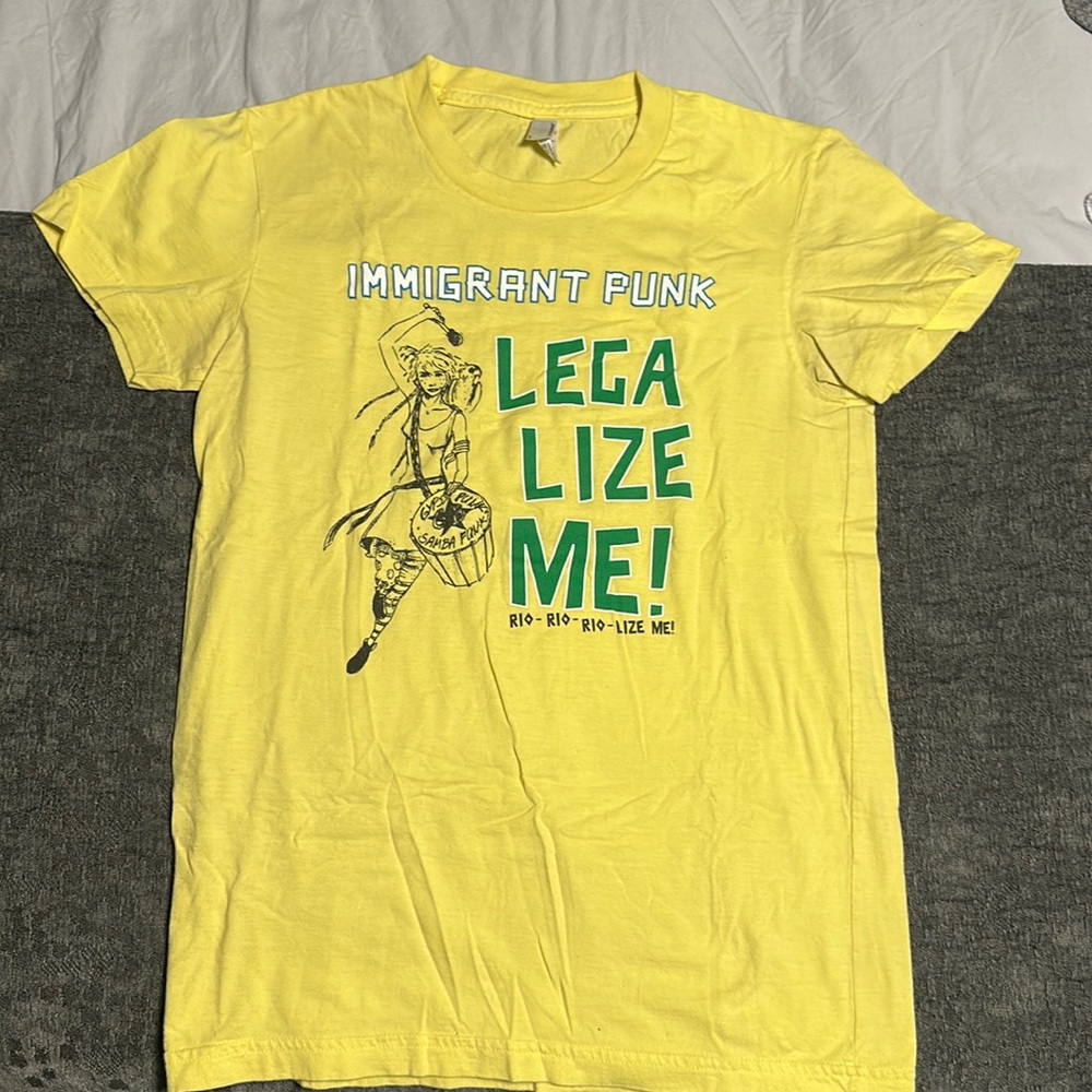Gogol Bordello concert shirt - immigrant punk